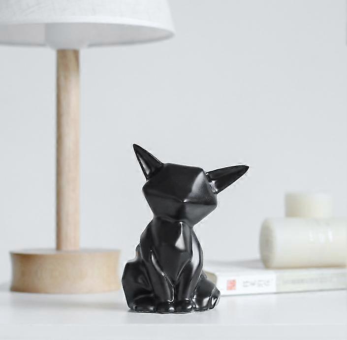 Resin Statue Geometric Sculpture Fox Statue