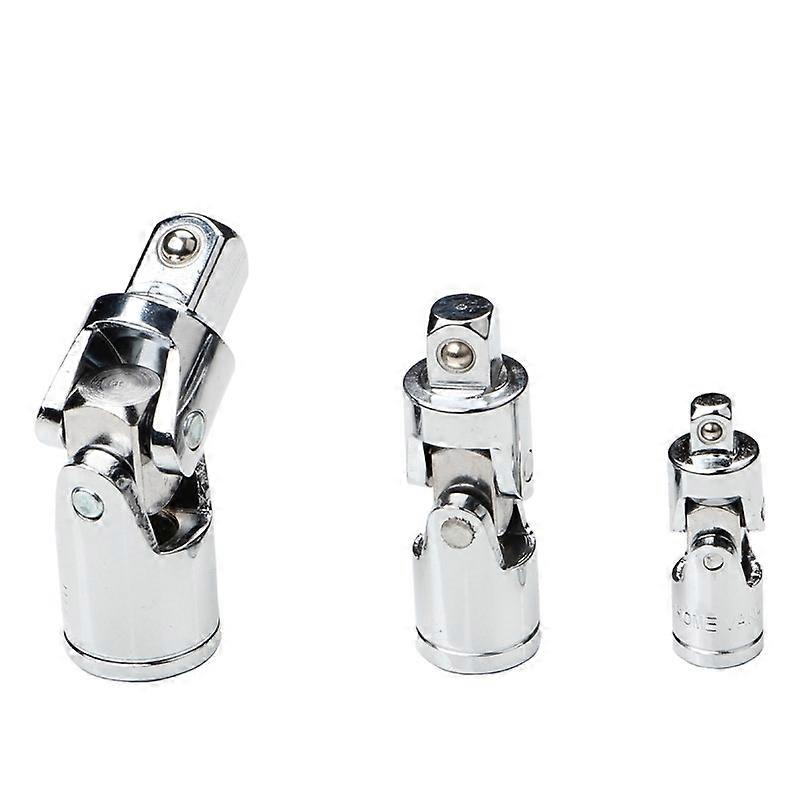 3pcs Socket Wrench Kit Accessories Crank Wrench Automobile Repair Wrench Connector (1/4 3/8 1/2)