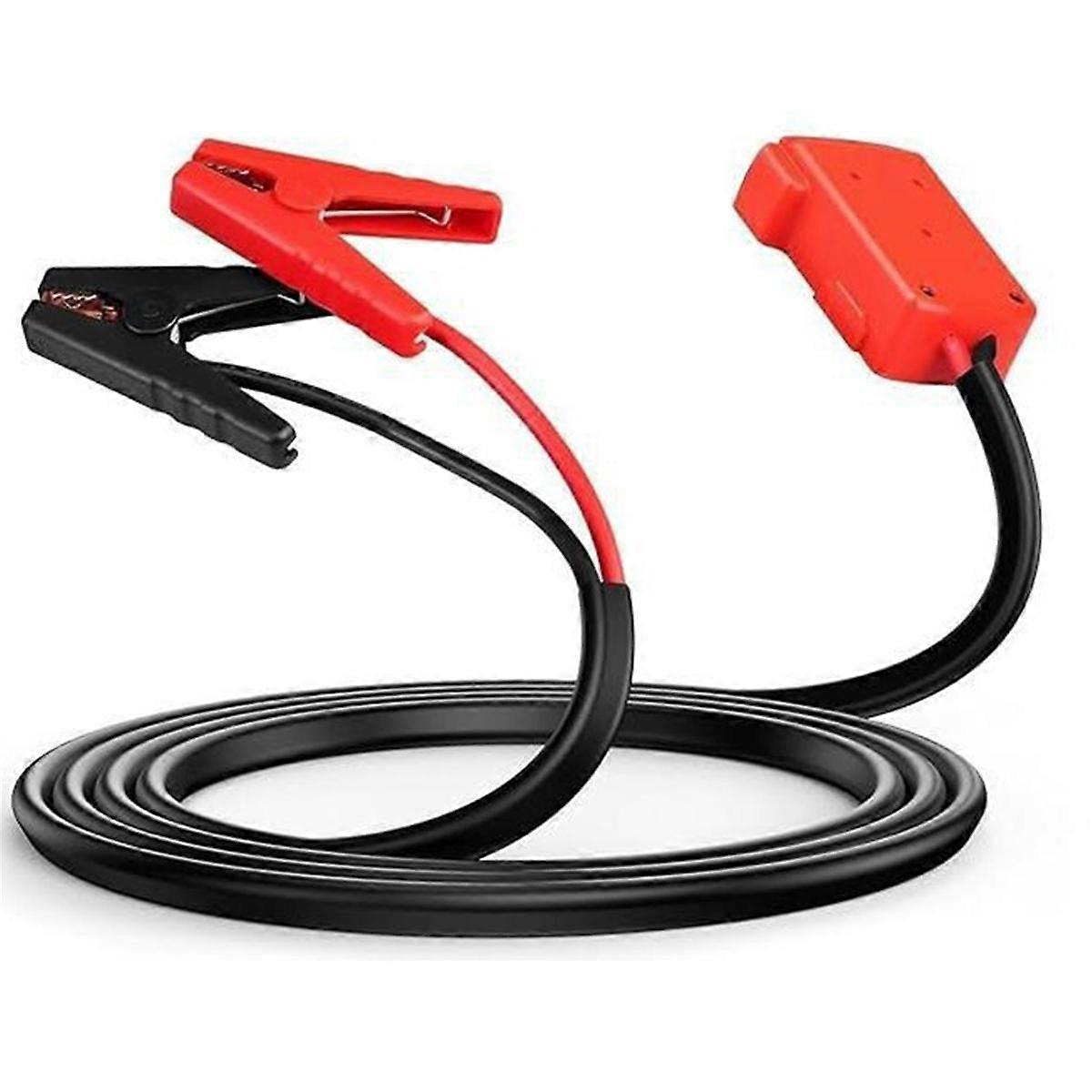 Power Wheel Battery Adapter for with 6FT Jumper Cable Clamps Portable Battery Jumper