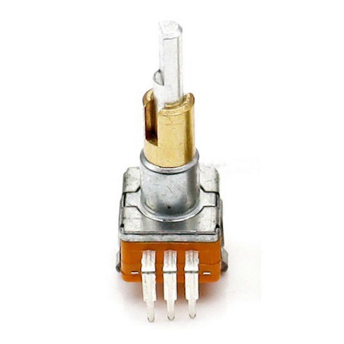 For EC110701N2B Dual-shaft Axis Encoder With Push Button Switch 8pins 30 Position 15 Pulse
