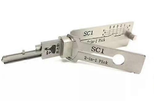 JOX-Sc1 Lishi 5 Pin 2 In 1 Decoder Plug Reader Auto Hand Tools Kits For Schlage