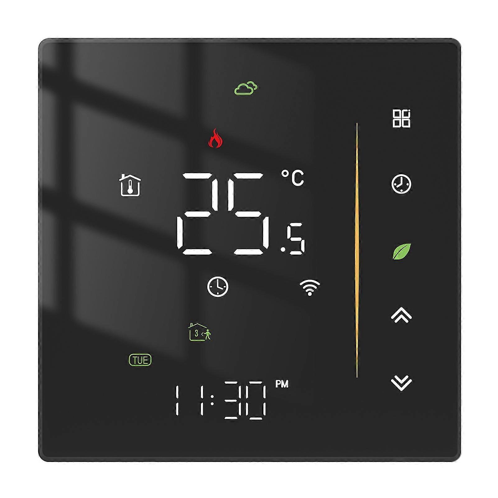 Squared Shape Wifi Smart Thermostat Heavy Duty Floor Heating Thermostat For House