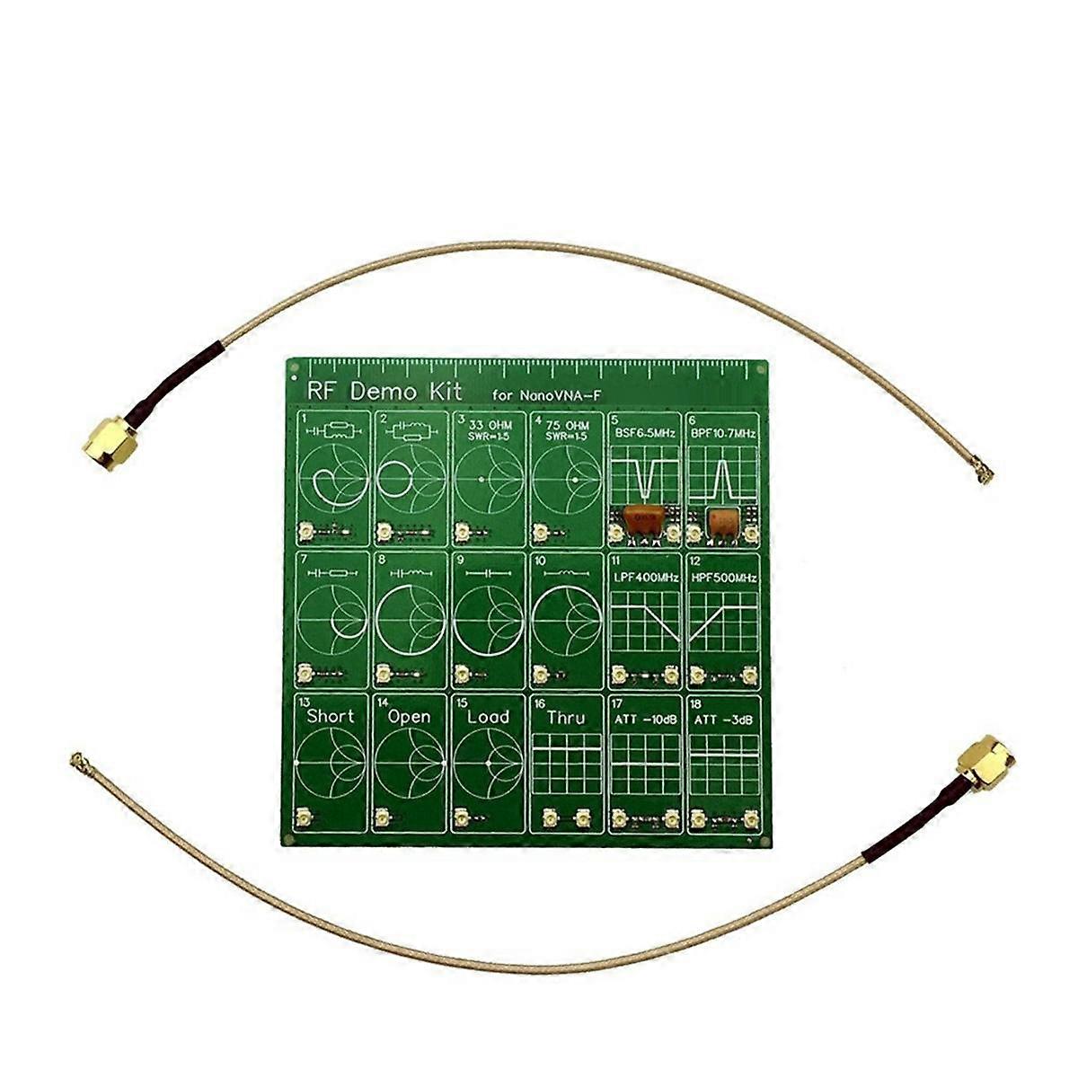 Filter RF Demo Kit -F RF Test Board HAM Vector Network Test Portable Convenience 500-600MHZ Attenuator
