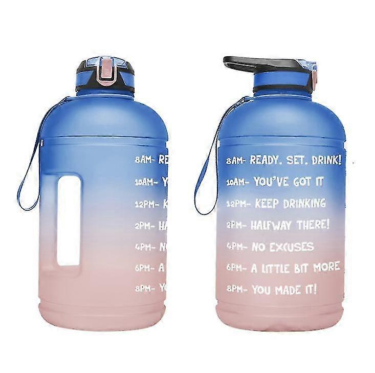 3.78l Two-color Gradient Sports Bottle