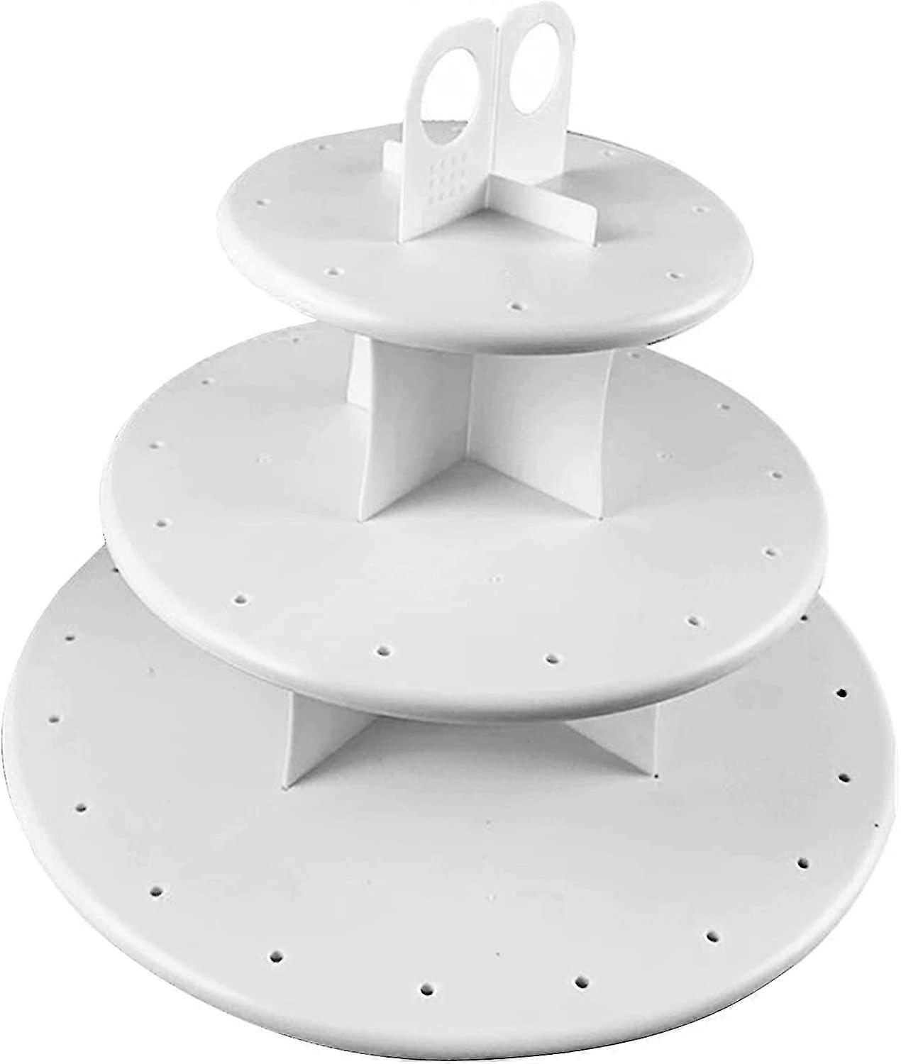 3-layer Cake Stand Plastic Dessert Stand For Serving Set
