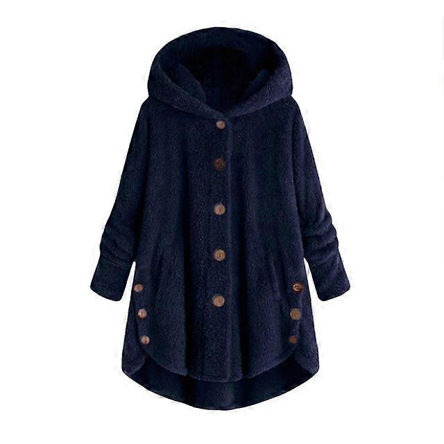 Autumn Winter Coat Women Warm Teddy Bear Coat Wool Jacket Female Plush Coat Hooded Jacket New Women's Coats Solid Color Jacket