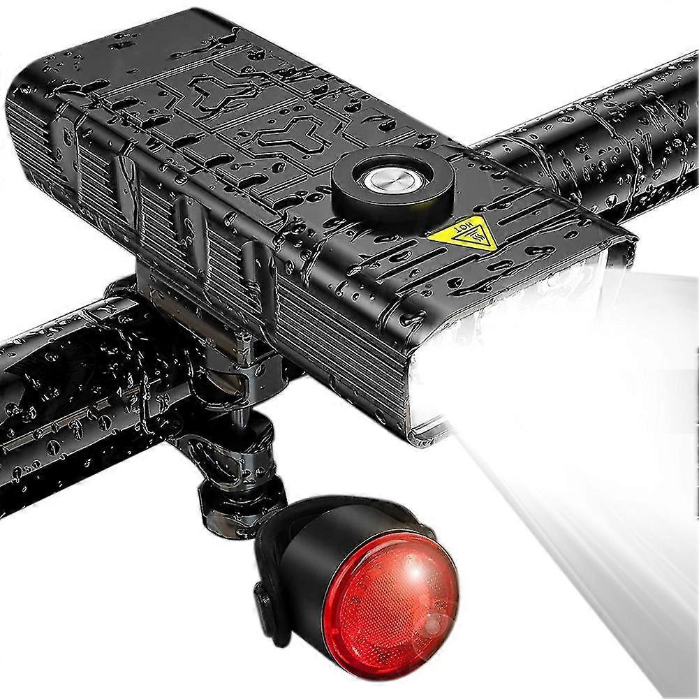 Νέα μοντέλα 7000 Lumen ισχυρά φώτα ποδηλάτου εμπρός και πίσω, 5 οδήγησε σούπερ φωτεινό usb επαναφορτιζόμενη αδιάβροχο Bicyc νέα μοντέλα