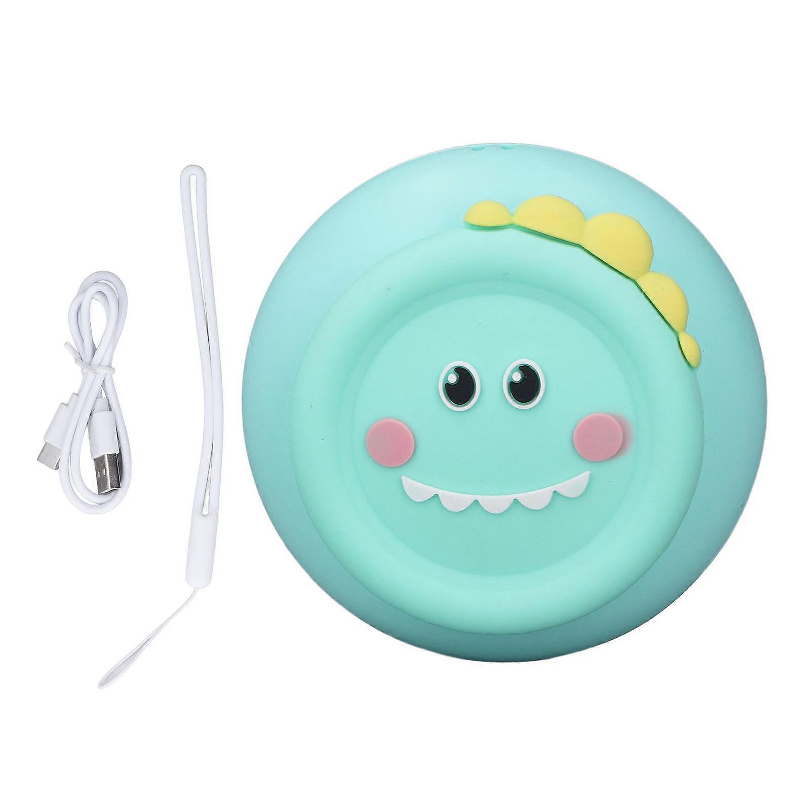 USB Hand Warmer Cartoon Style 2 Temp Modes High Safety Fast Heating Rechargeable Hand Warmer for Home Winter Office Little Dinosaur