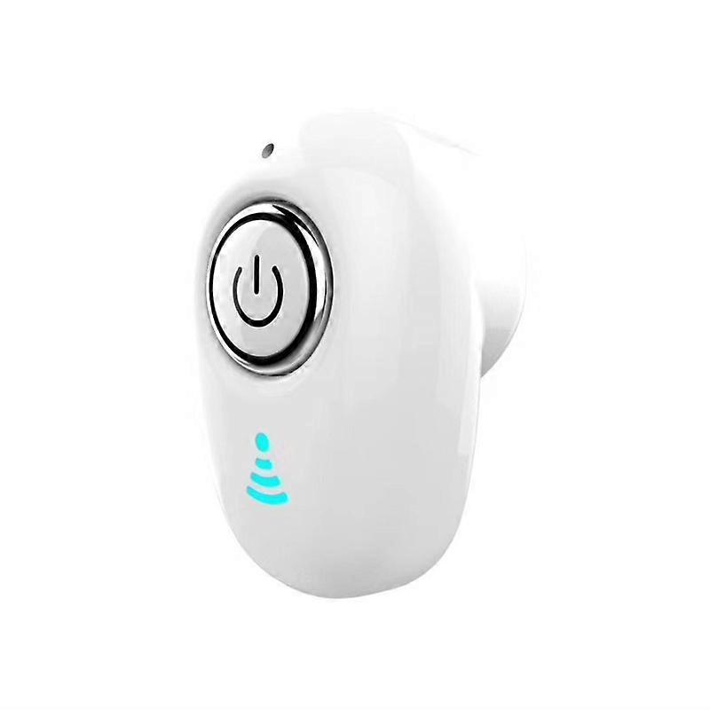 S650 Bluetooth Wireless Invisible Sports Mini Stereo Single Ear Earphone White