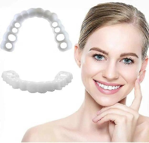 Snap-On Temporary Teeth Veneers Kit - Perfect Fake Veneers for Temporary Replacement