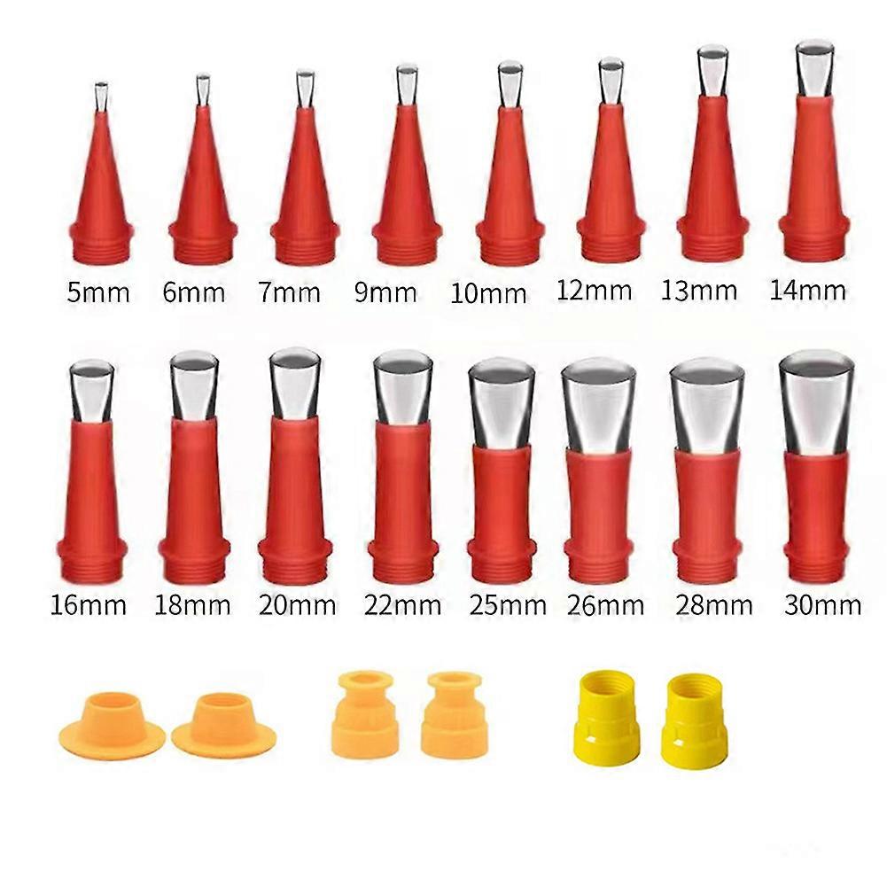 Universal Integrated Stainless Nozzle Tool Kit Multi-Purpose Sealant Nozzle Tool for Joint Frame Sealing