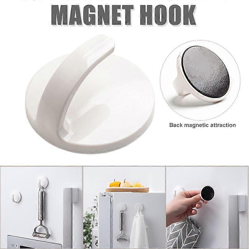 Magnet Hook Waterproof Removable Convenient Durable Wall Hooks for Fridge Bathroom Kitchen