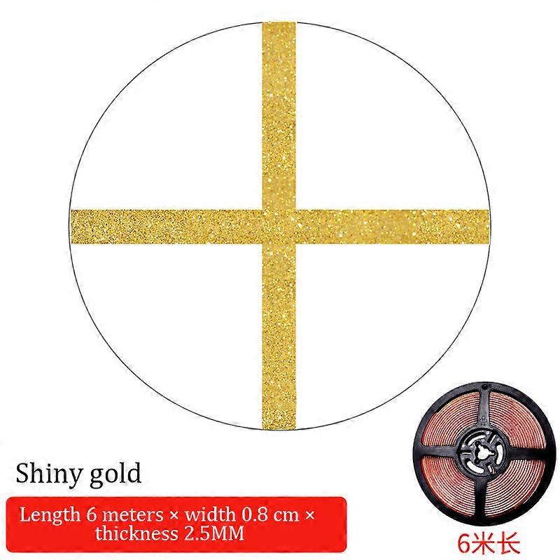 Self-Adhesive Sealing Strip Tape Waterproof Floor Corner PU Tape Ceramic Tile Edge Tape for Art Labeling DIY 8mm*6m New