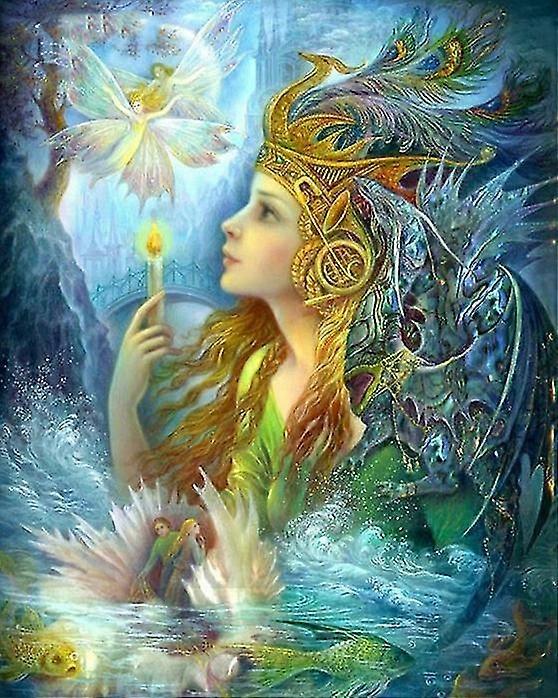 Diamond Painting Mysterious Girl Abstract Oil Diamond Embroidery Pattern Rhinestones Craft Home Decor Needlework Diy