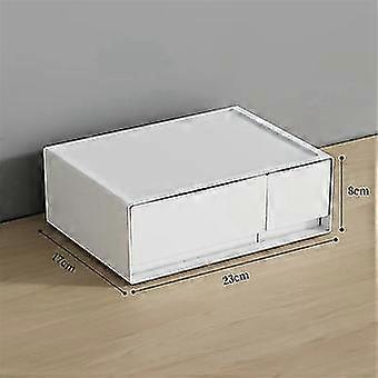 Stackable Desktop Organizer Capacity Drawer Storage Box School Stationery Sundries Organizer ,3 Dra