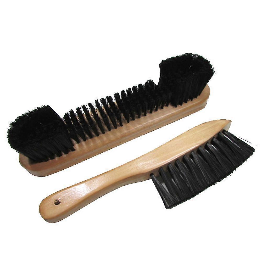 2ks Set Pár Rail Felt Brush Cleaner Kulečník Snooker KulečníkOvý stůl Dřevěný odolný nástroj