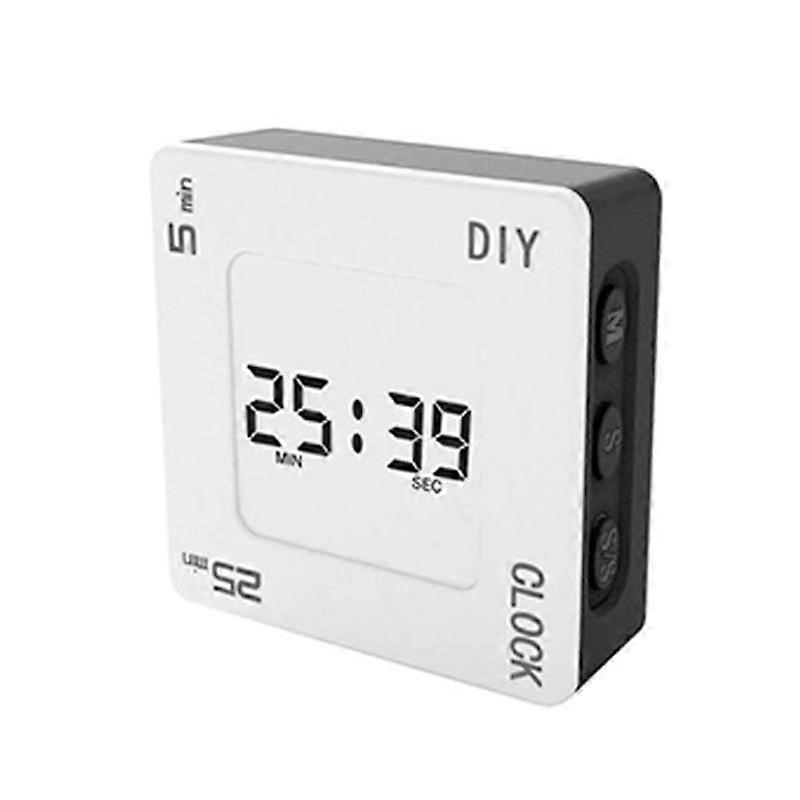 Čtvercový budík DIY pro správu času Pomodoro Timer Reminder pro studenty
