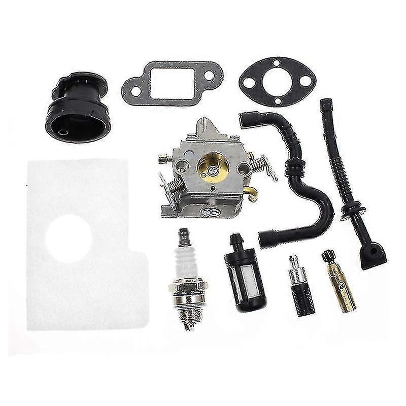 Carburettor For Stihl Ms170 Ms180 017 018 Chainsaw With Spark Plug