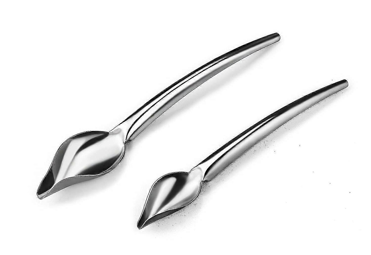 Deco Spoon Multi-use Precision Chef Culinary Drawing Spoons For Decorating Plates, Set Of 2
