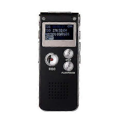 Professional Digital Recorder Mp3 Player, Voice Recorder-8gb(black)