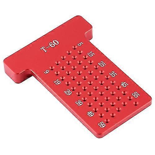 T60 Carpentry T-shaped Hole Scribe Ruler Scriber