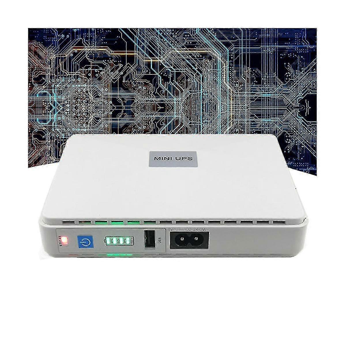 5v 9v 12v Uninterruptible Supply Mini Ups Poe 15v 24v Battery Backup Capacity For Wifi Router Cctv(