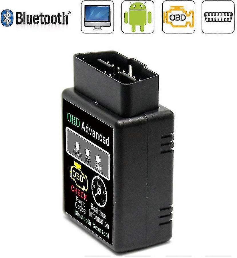 Bluetooth Professional Obd2 Diagnostic Device, Car Diagnostic Device Obd Ii Car Adapter - Compatible With All Vehicles, Car Diagnostic Obd2 Connector
