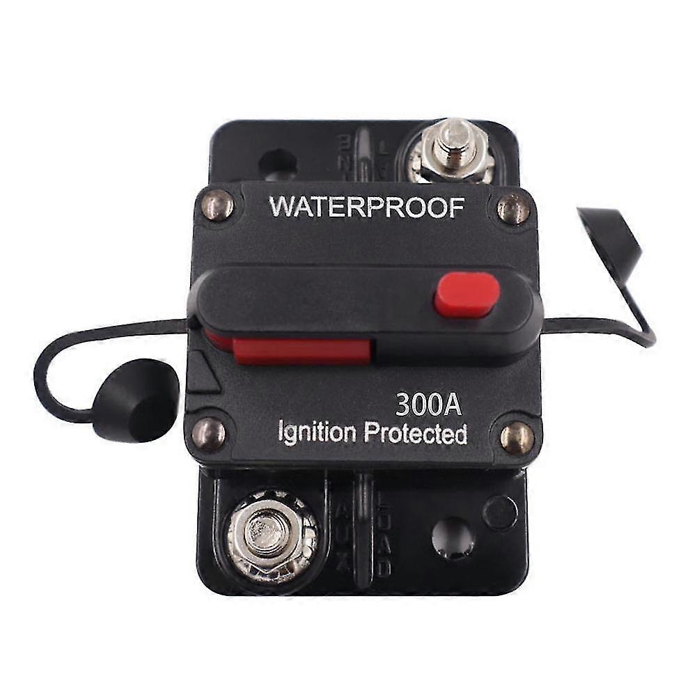 100A 150A 200A 250A 300A Amp Circuit Breaker 12-48V DC Car Yacht Rv Circuit Breaker Automatic Circuit Protector 74x49x44mm