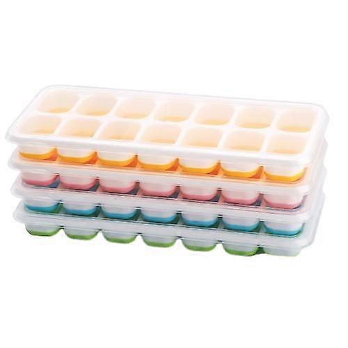 4pcs Ice Cube Trays with Lids