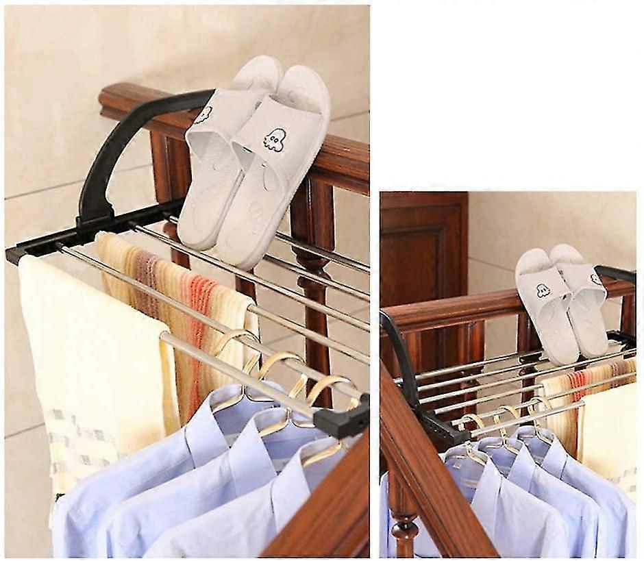 Foldable Clothes Drying Rack Stainless Steel Balcony Hang On Radiator ...