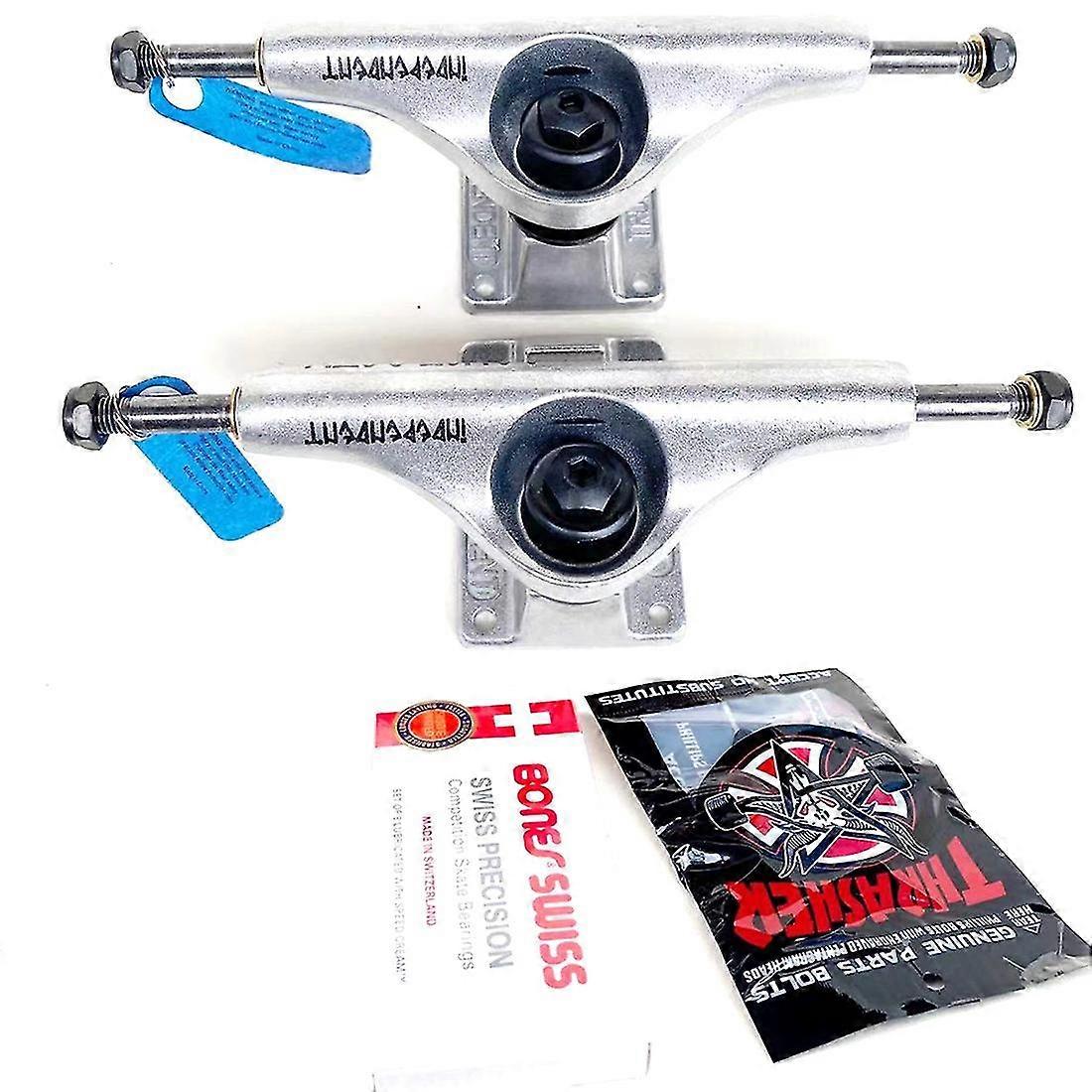 Independent Pro Tiago Lemos Mid 139 Branded Forged Skateboard Trucks 5.25 Pro Level Pro Bushings Sk