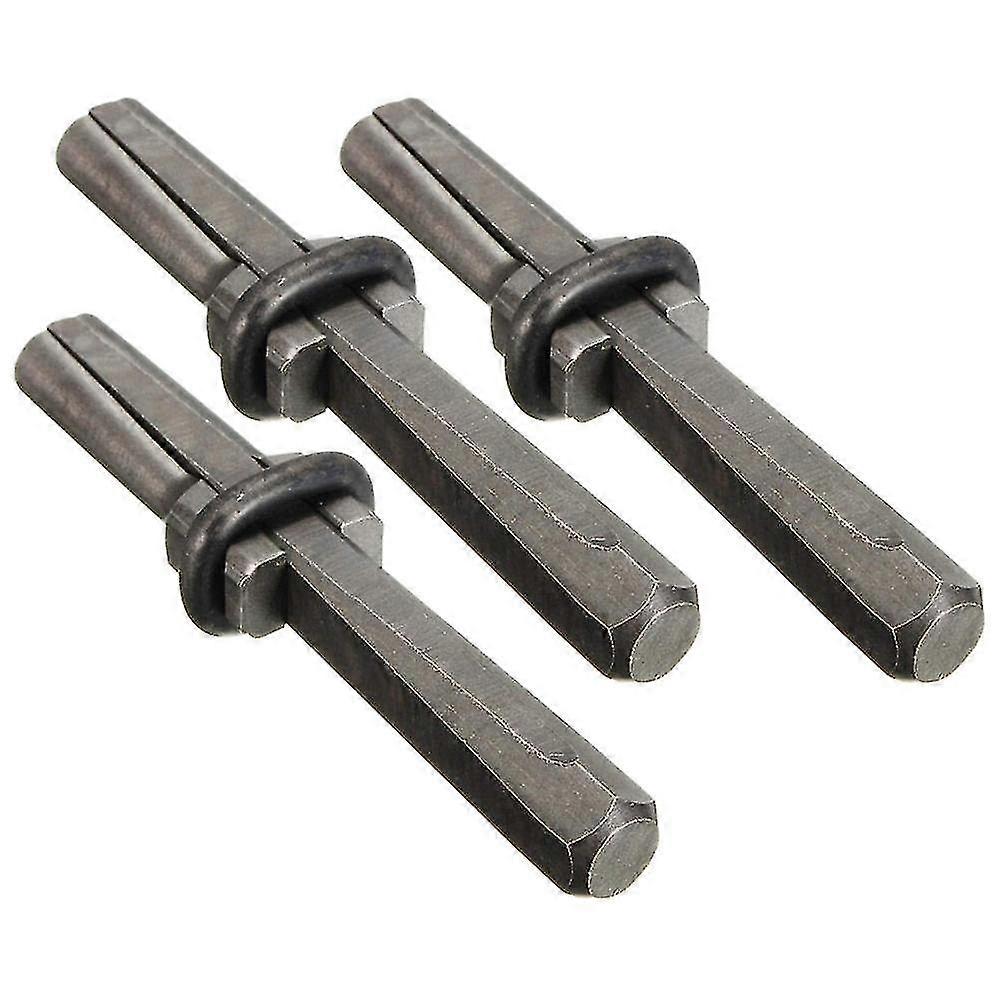3 Set Stone Splitter 9/16in Metal Plug Wedges And Feathers Shims Concrete Rock Splitters Hand Tool