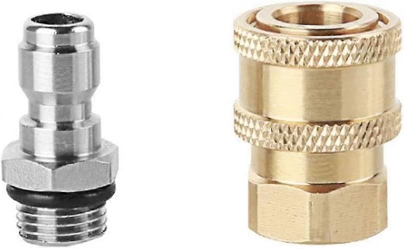 High Pressure Sprayer Nozzle Connectors, M14 Thread, 1/4 Quick Connector, Hose Connecting Parts, Snow Foam Bottle Connectors