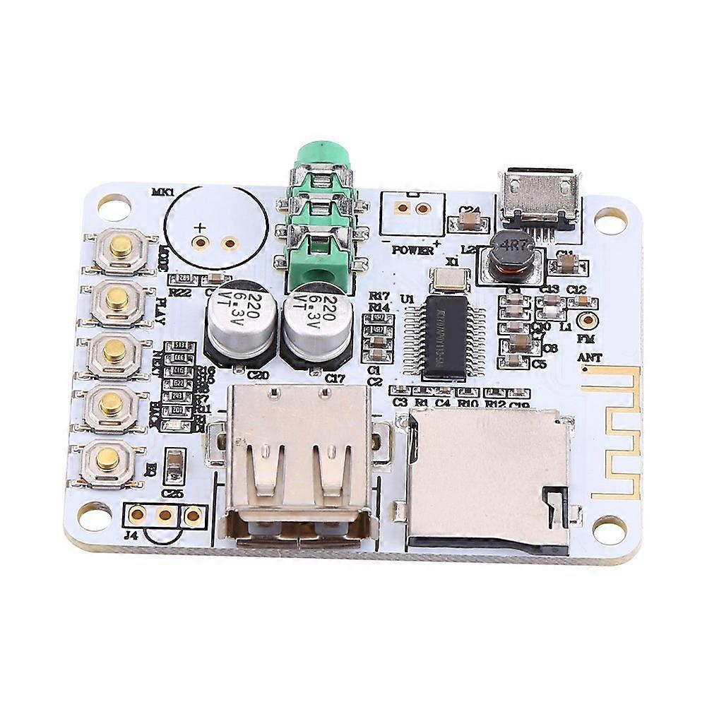 New Bluetooth Audio Receiver Microphone Amplifier USB TF FM MP3 Decoder WMA WAV FLAC Player #2