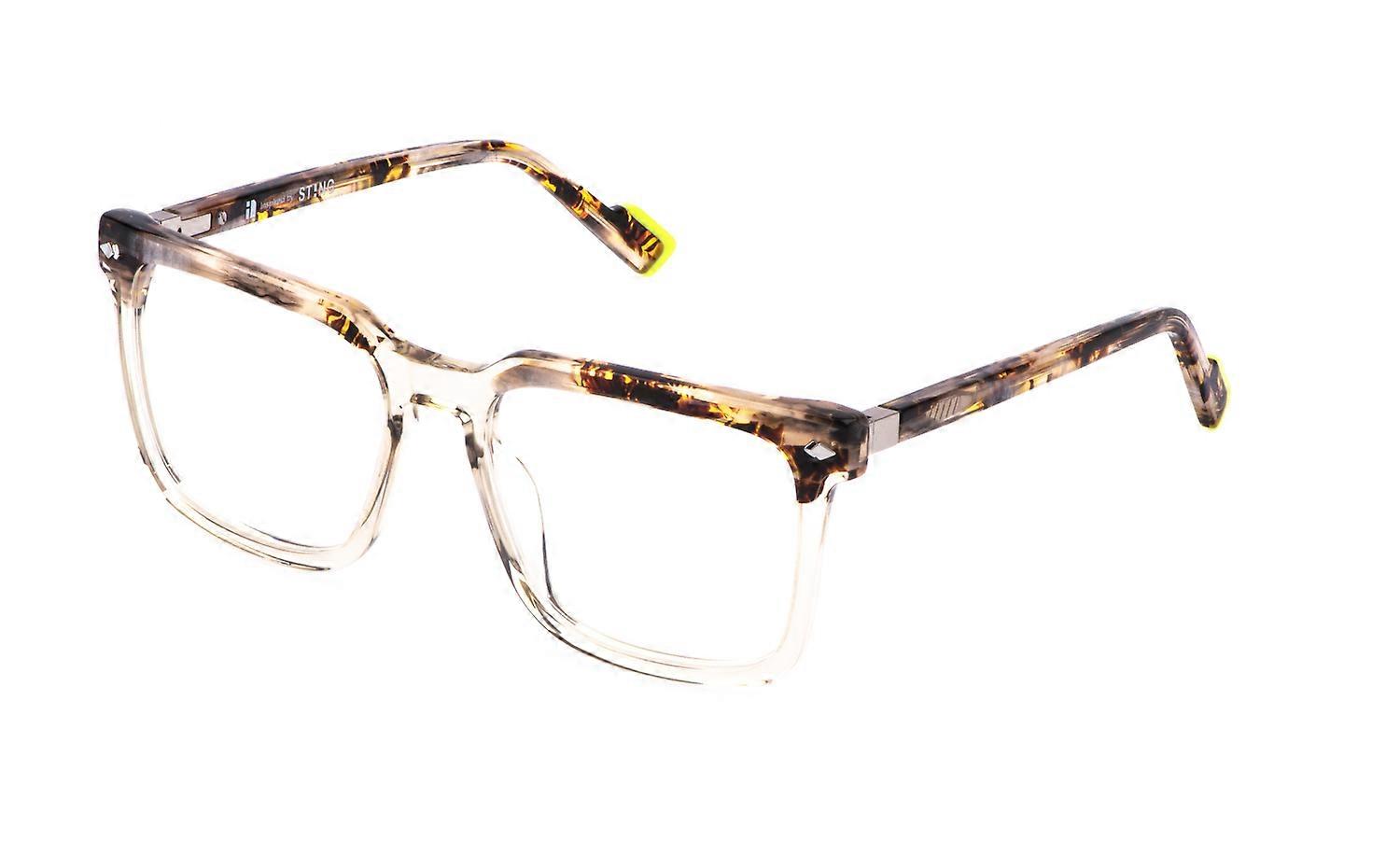 Eyewear Frames Sting VST530 07T1 BEIGE Transparent 54/18/145 MAN
