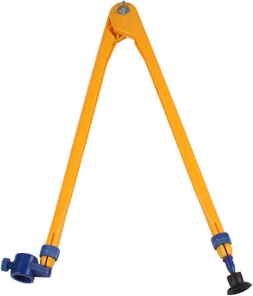 Math Teaching Compass Large Plastic Compass Math Geometry Tools Professional Draw Tool for Blackboard Teacher Demonstrationyellow1pcs)