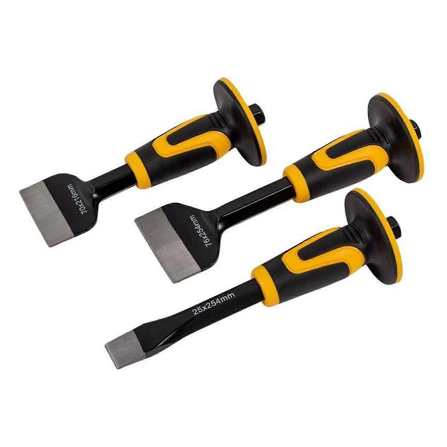 Chisel & Bolster Set, 3 Piece