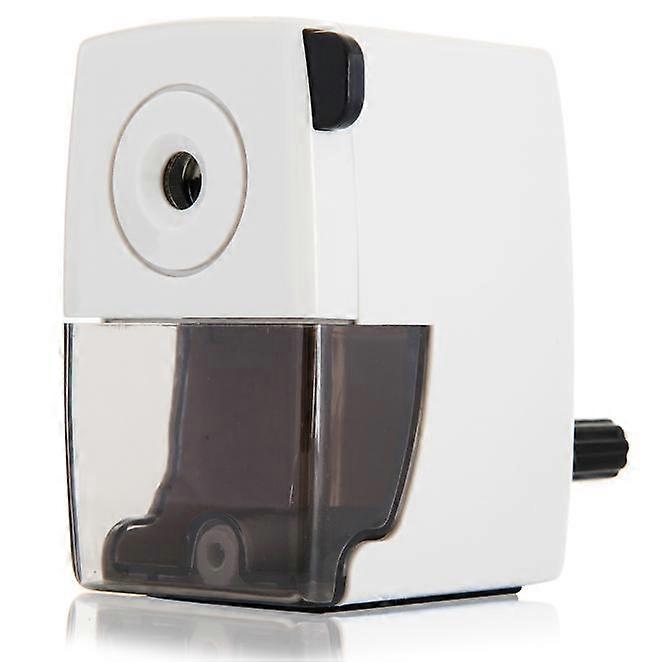 The Pencil Sharpener (with crank, adjustable tip, for diameters up to 11.5 mm) White