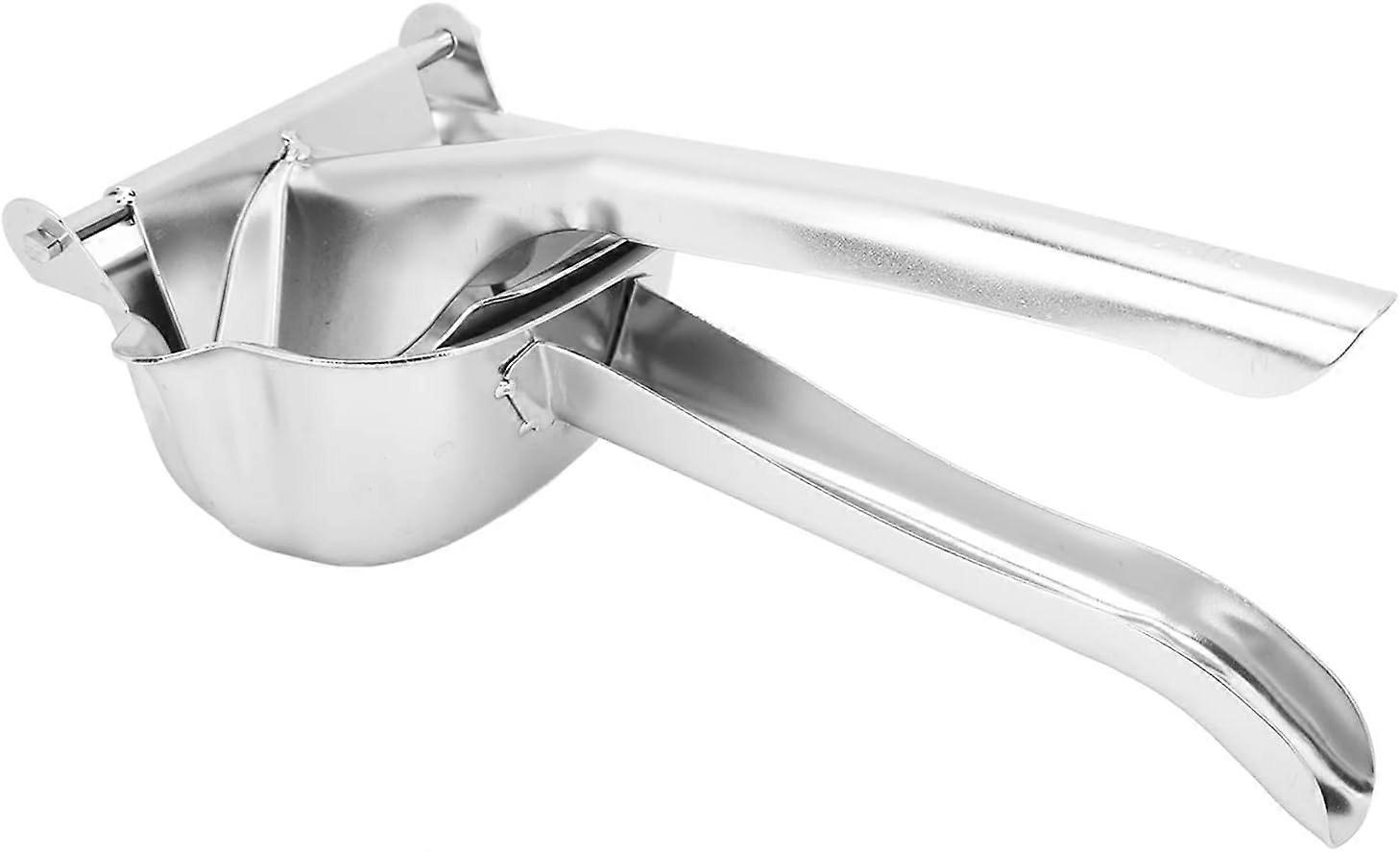 Manual Stainless Steel Juice Extractor, Hand Press Juicer for Lemon, Orange, and Fruits