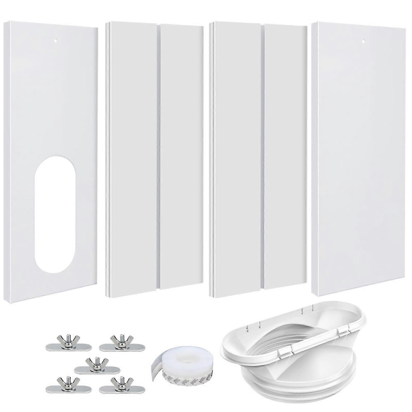 4pcs Portable Air Conditioner Window Sealing Kit For Horizontal  Vertical Window
