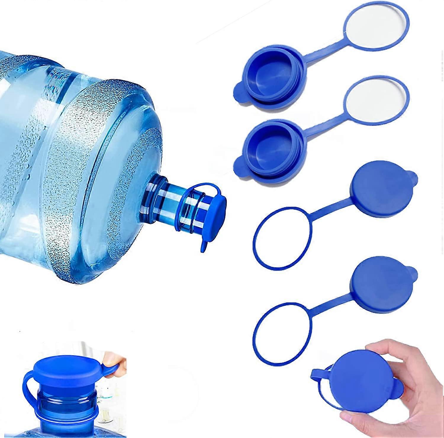 5 Piece Silicone Leak and Splash Resistant Replacement Cap Plugs, Reusable Splash Resistant Top Cap with Hanging Ring Plug