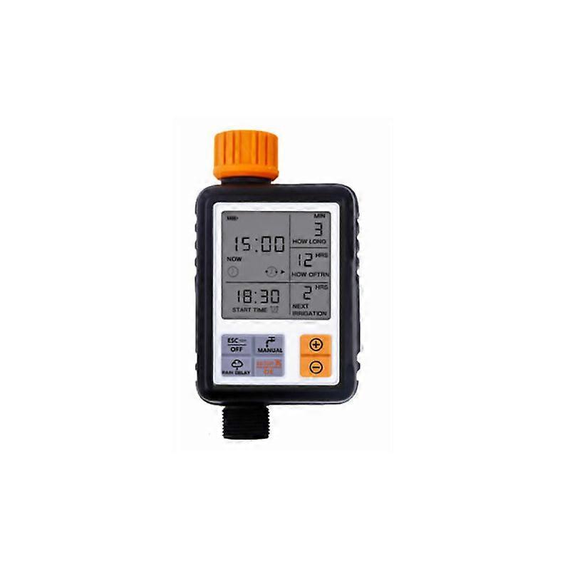 Automatic Irrigation Controller and Timer Automatic Irrigation Clock Large Screen Smart Irrigation - Black