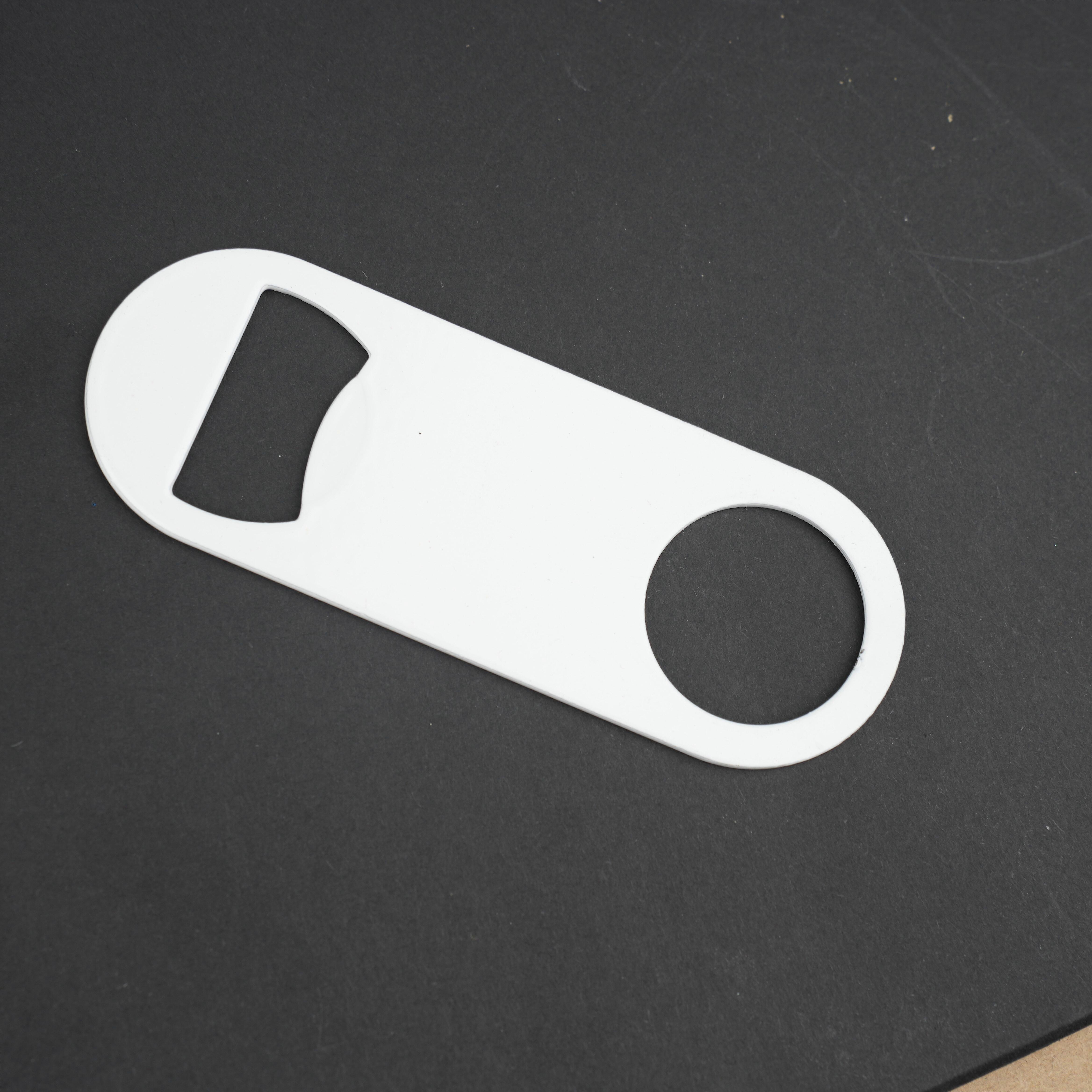 1pc Sublimation Bottle Opener 3.4*1.3 Inch Stainless Steel Beer Bottle Opener Custom Sturdy Sublimation Blank Gifts Kitchen Restaurant Bar Tool Bottle