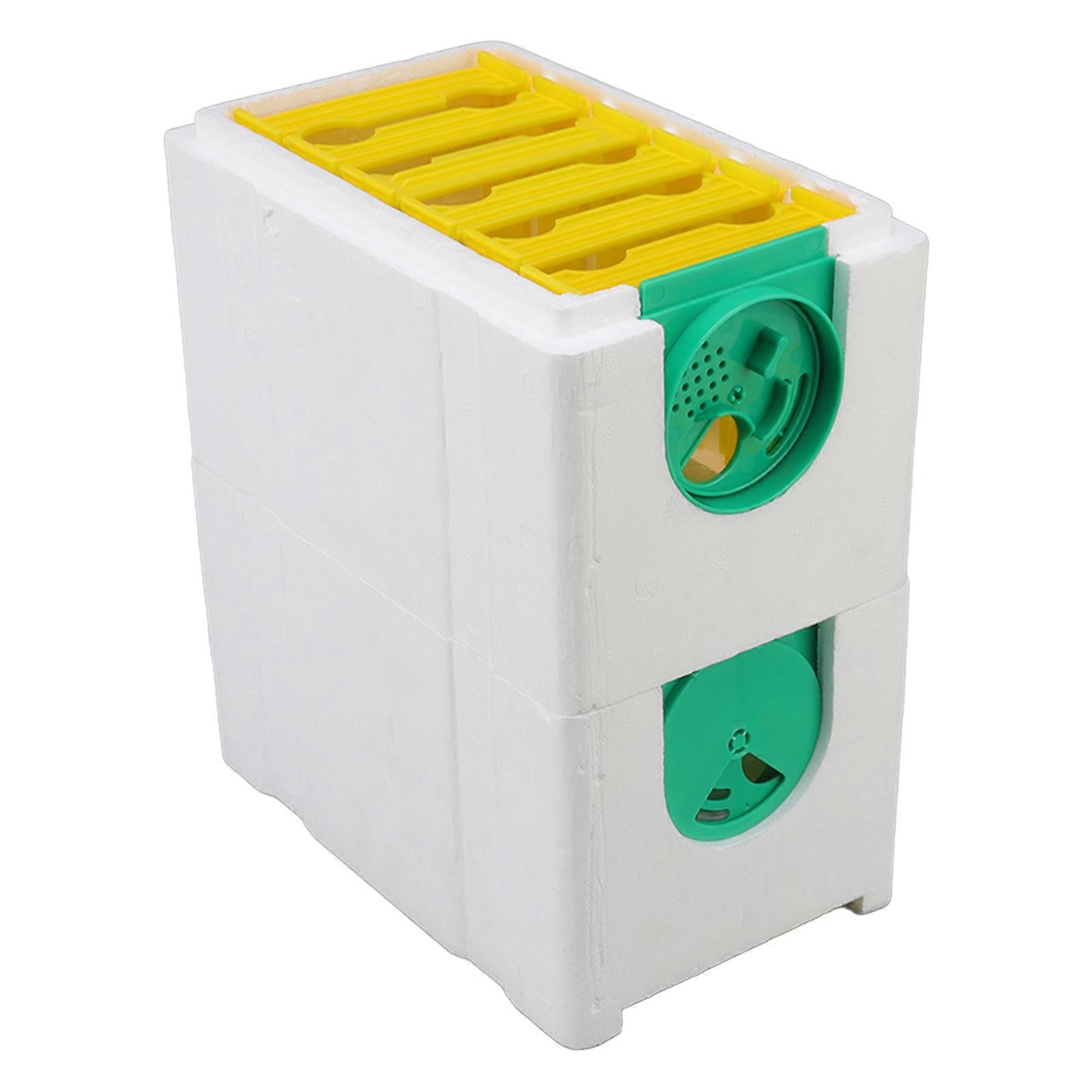 Queen Bee Breeding Rearing Box Double Layer Foam Frame Beehive Beekeeping Equipment