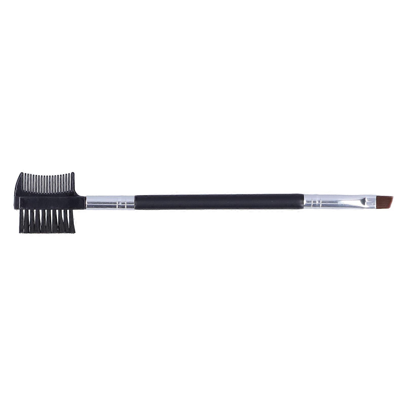 Double Head Eyebrow Brush Tool for Beginner - Black
