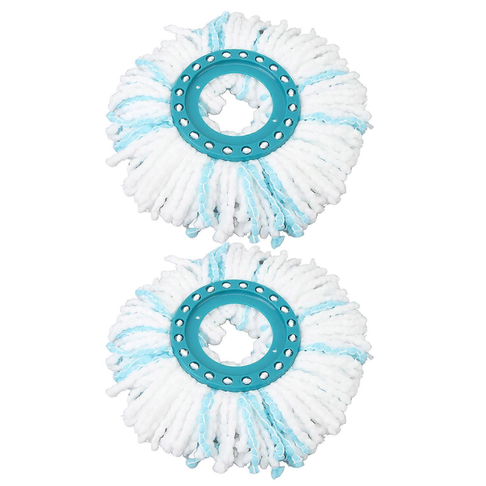 2-Piece Microfiber Rotate Mop Replacement Head for Leifheit Twist Mop System