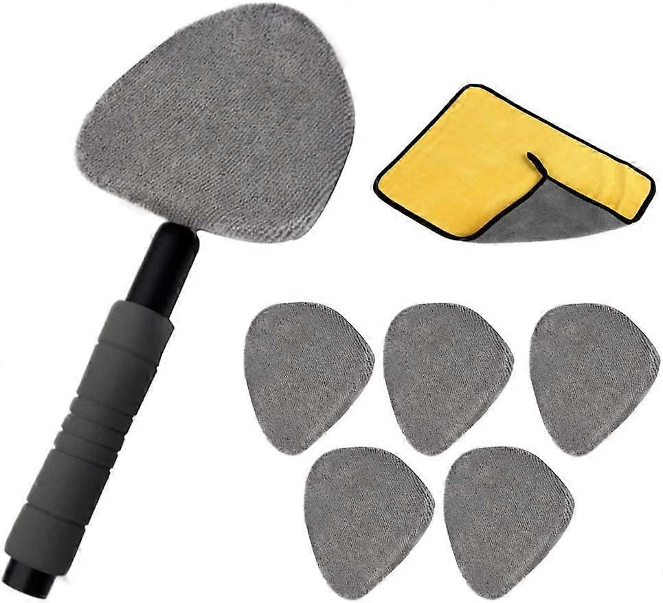 Automatic Windshield Glass Duster Cleaning Wash Tool Kit \\U2013 Defog Defrost