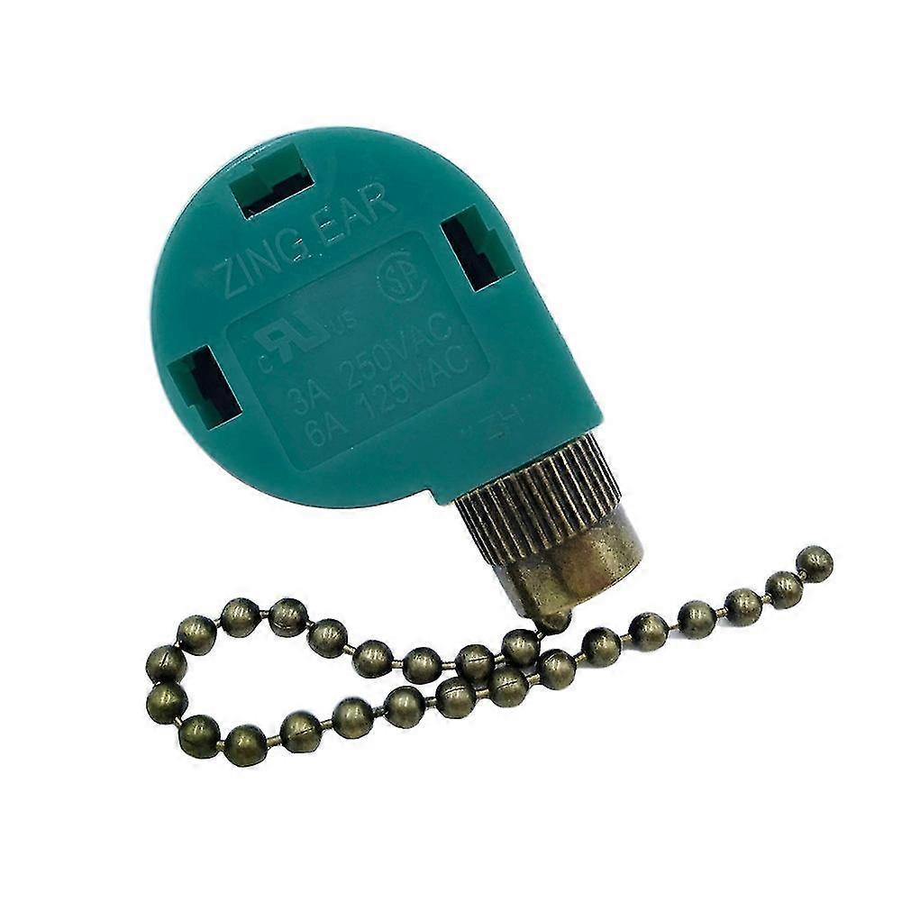 EU/US Replacement Adjustable Speed Pull Chain Ceiling Fan Switch Control Button