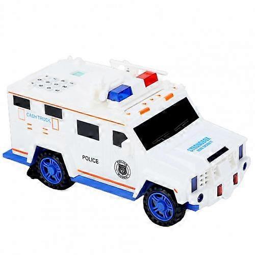 Cartoon Piggy Bank Toys Smart Music Password Banknote Car Coin Bank Figure Toy Pretend Play Saving Money Box Kids Police Car