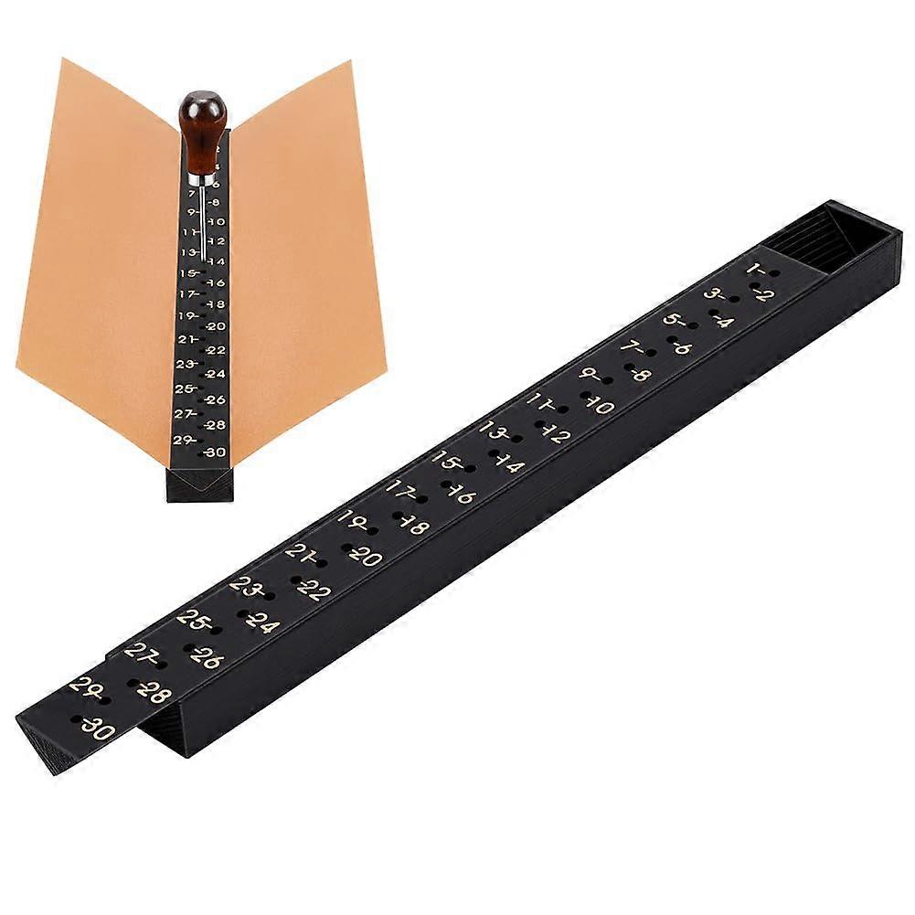 Signature Punching Tool for Bookbinding 12 inch Imperial Book Binding Tools with Scales Hand Binding Kit Punching Guide Set for DIY Crafts Notebooks J